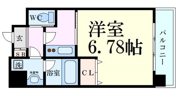 プレジオ西三国の物件間取画像